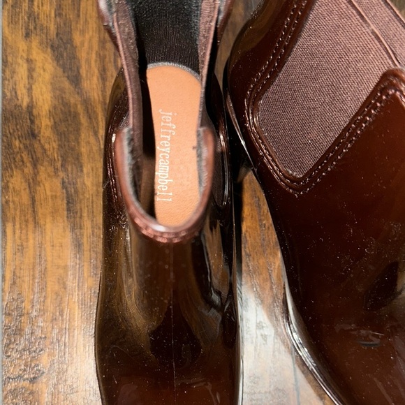 NWOB Jeffery Campbell Women's Ankle Block Heeled Rain Boots - Picture 9 of 11